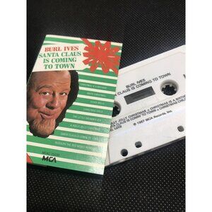 Vintage Burl Ives Santa Claus is Coming to Town Christmas Cassette Tape TESTED